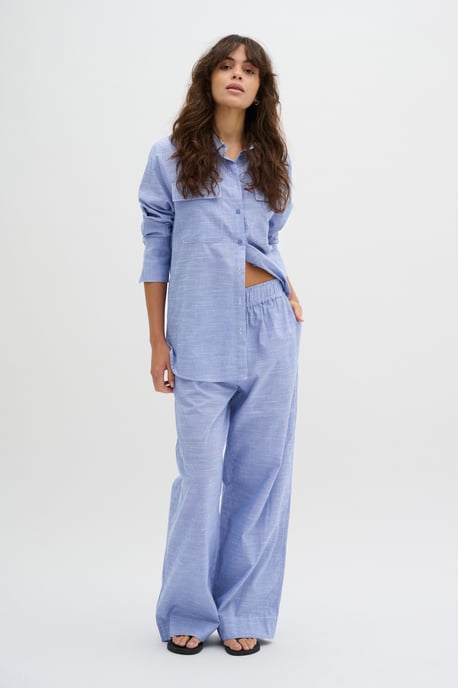 Casual broek Casual fit blue - Image 1