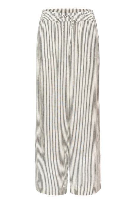 Pants Suiting Relaxed fit black offwhite - Image 5
