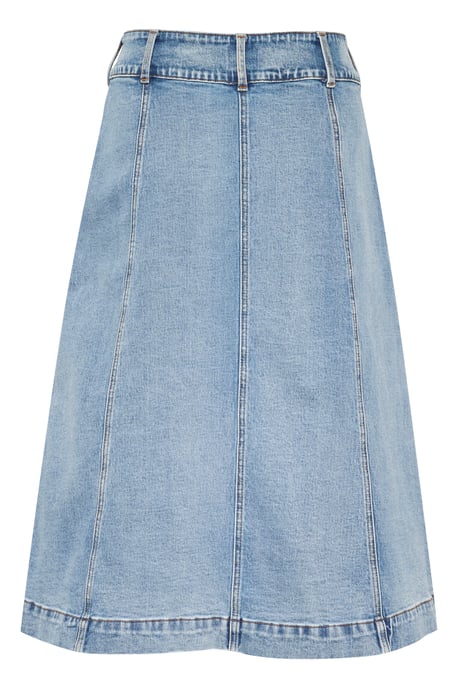 Denim rok A-shape light blue - Image 5