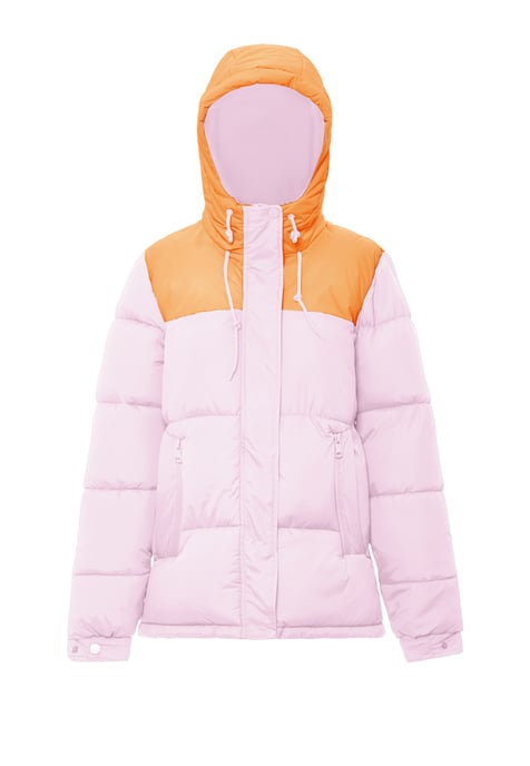 Mymo Gewatteerd gewatteerd jack Dames Zoete roze abrikoos - Image 1