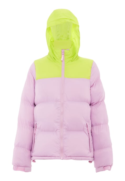 Mymo Gewatteerd gewatteerd jack Dames Macaron Roze Zure Limoen - Image 1