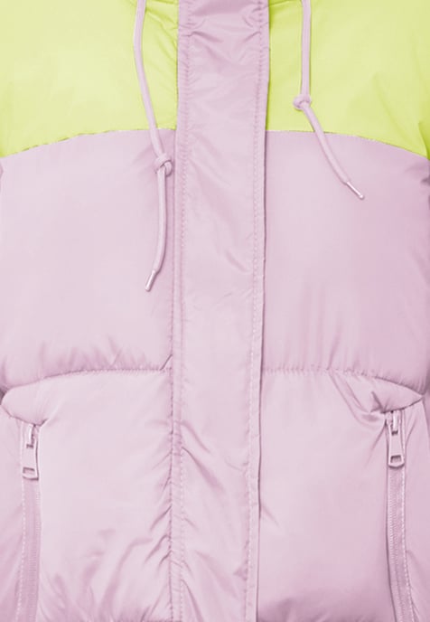 Mymo Gewatteerd gewatteerd jack Dames Macaron Roze Zure Limoen - Image 3