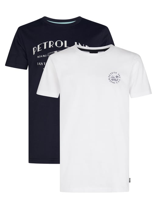 Petrol Industries - 2-pack Basis T-shirt Ronde Hals Riviera Jongens - Divers - Image 1