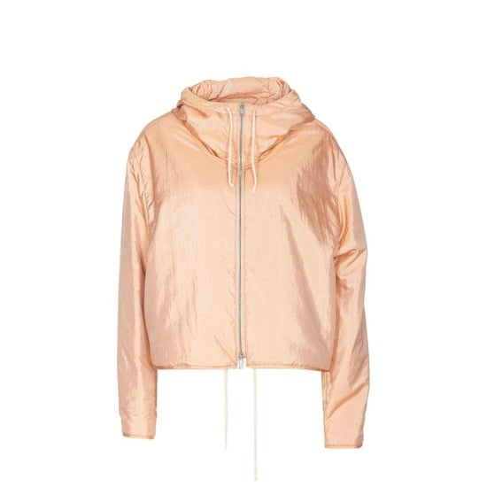 Jil Sander Blend Zijden Jas met Rits en Capuchon - Image 1