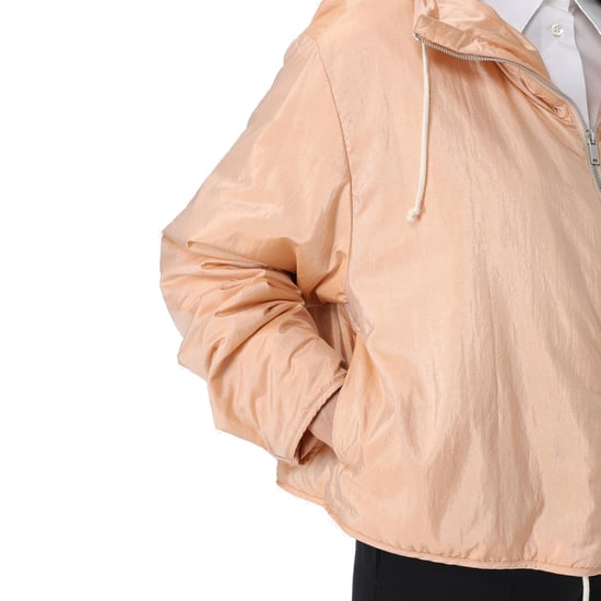 Jil Sander Blend Zijden Jas met Rits en Capuchon - Image 4