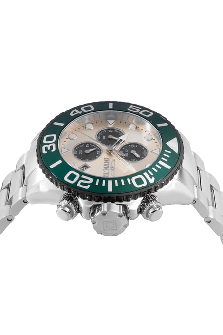Invicta Grand Diver 48587 Heren Horloge - Quartz Uurwerk - Roestvrij Staal met gouden Wijzerplaat - 52mm - Image 2