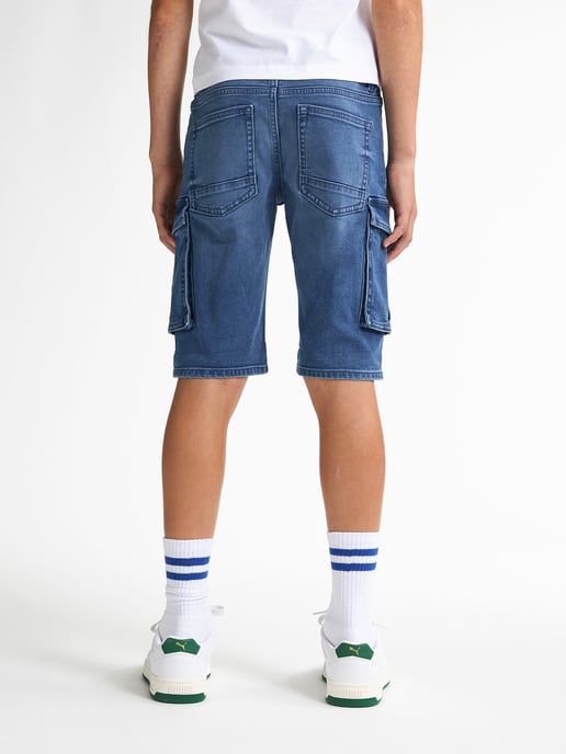 Petrol Industries - Jongens Torino Cargo Short Denim Aventura - Blauw - Image 4