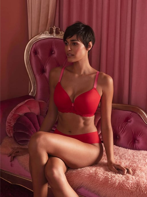 Offbeat Moulded Demi T-Shirt Bra - Image 2