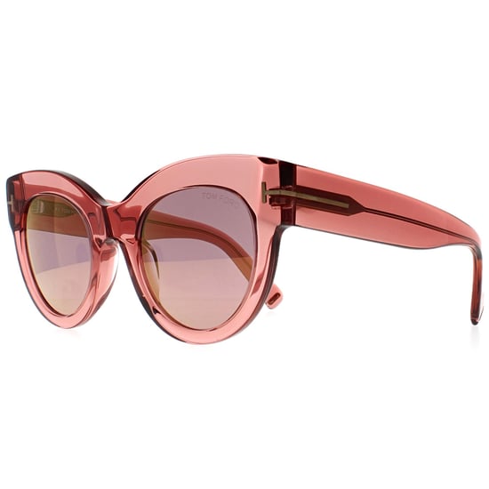 Tom Ford Lucilla FT1063 72Z glanzend roze spiegel violet gradiënt zonnebril - Image 2