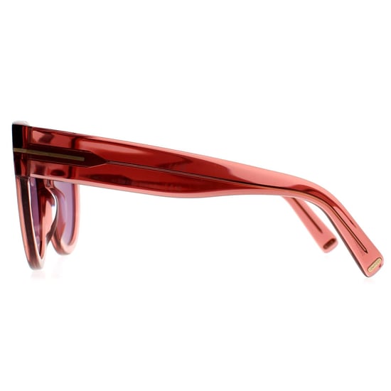 Tom Ford Lucilla FT1063 72Z glanzend roze spiegel violet gradiënt zonnebril - Image 3