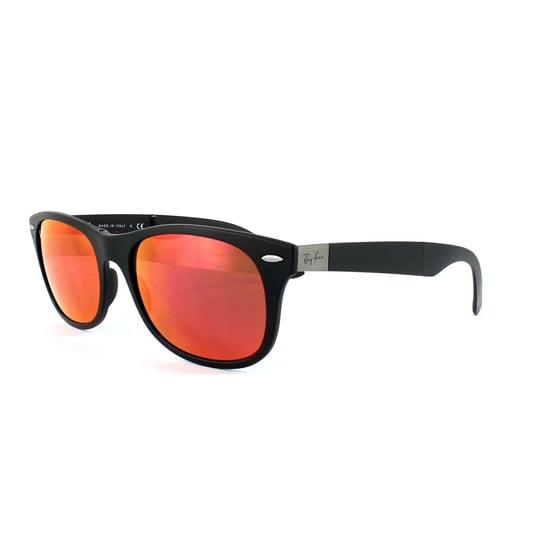 Ray-Ban Rechthoek Herenzonnebril Zwart Blauw Spiegelen - Image 2