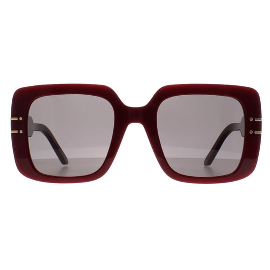 Dior DiorSignature S11I 35A0 bordeaux grijze spiegelzonnebril - Image 1