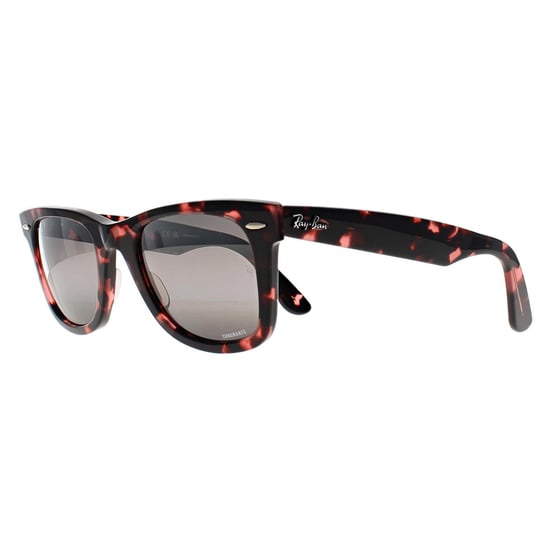 Ray-Ban Wayfarer 2140 1334G3 transparant roze havana zilver chromance zonnebril - Image 2