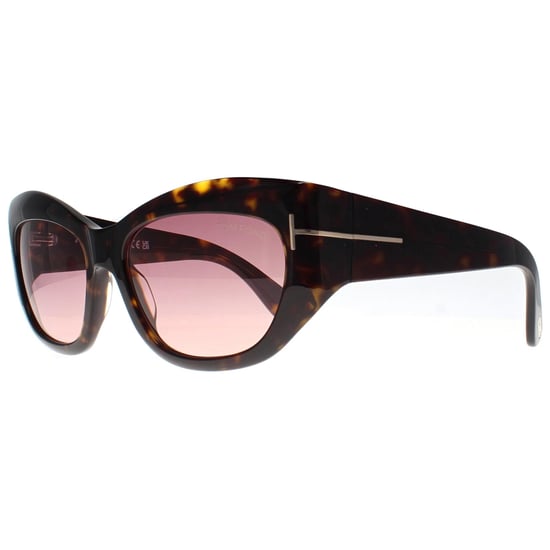 Tom Ford Brianna FT1065 52T donker havana bordeaux gradiÃ«nt zonnebril - Image 2