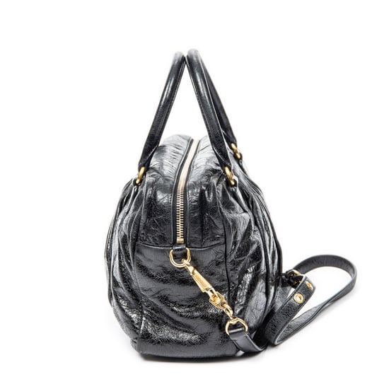 Mini Pleated Boston Schoudertas - Image 3