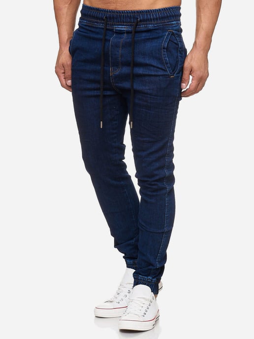 Tazzio herenjeans regular fit in jogger-stijl - Image 1