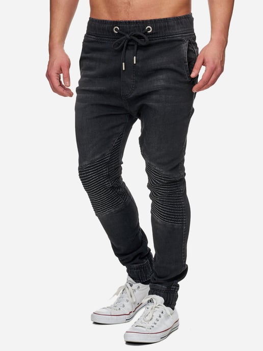 Tazzio herenjeans regular fit in biker jogger stijl - Image 1