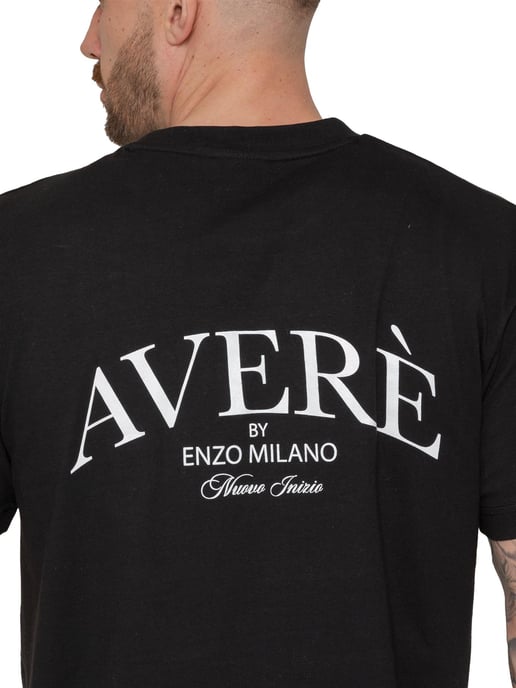 Enzo 3 Pack Heren Regular Fit T-Shirt - BLK/CLAY/BLU - Image 3