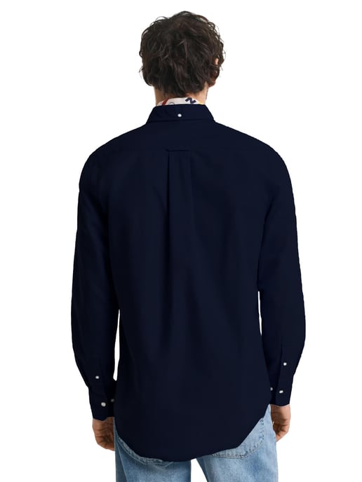 Enzo | 2 Pack Heren Regular Fit Oxford Overhemd - Zwart & Navy - Image 5