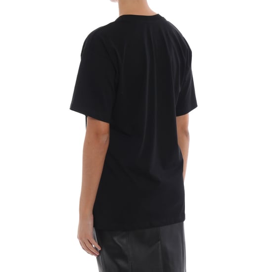Moschino Milano Double Question Mark-logo Zwart T-shirt - Image 3