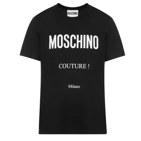 Moschino Couture Milano Zwart T-shirt - Image 1