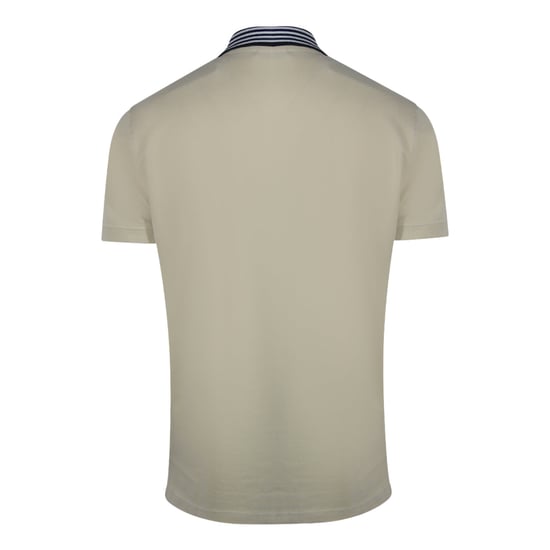 Cavalli Class Gestreepte Beige Poloshirt Met Kraag - Image 2
