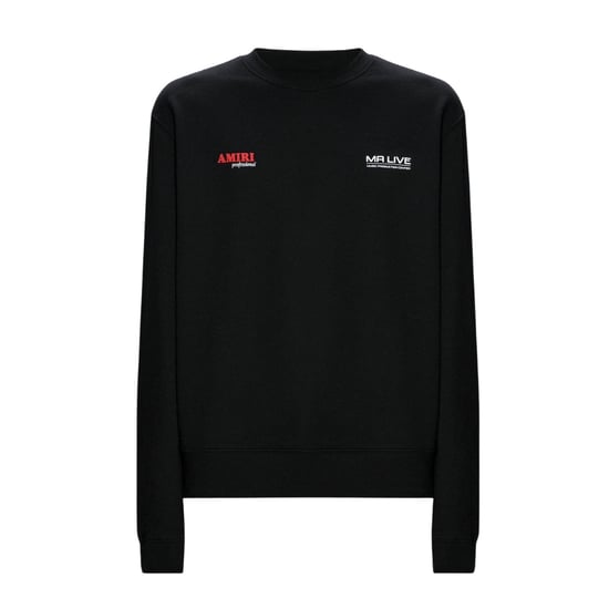 Amiri Drum Machine Zwarte Crewneck Trui - Image 1