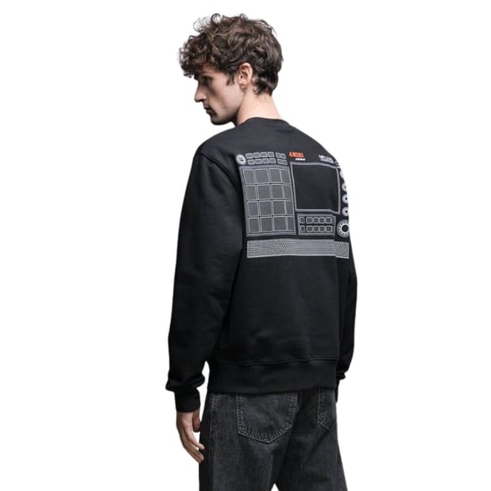 Amiri Drum Machine Zwarte Crewneck Trui - Image 3