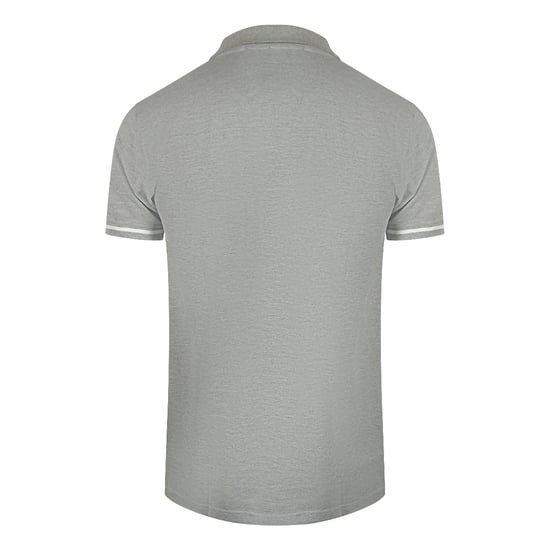 Cavalli Class Levendig Bloemenlogo Grijs Poloshirt - Image 2