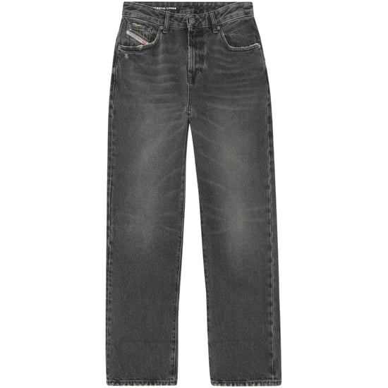 Diesel 1995 D-sark Zwarte Vervaagde Denim Broek - Image 1