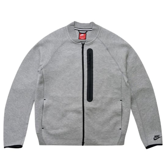 Nike Effen Grijs Trainingsjack Met Rits - Image 1