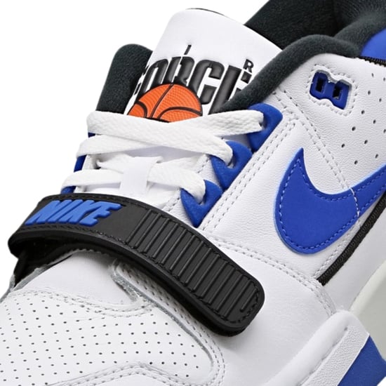 Nike Air Force Blue Detail Witte Sneakers - Image 3