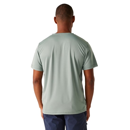Regatta Heren Fingal V Hals T-shirt (Gletsjer) - Image 4