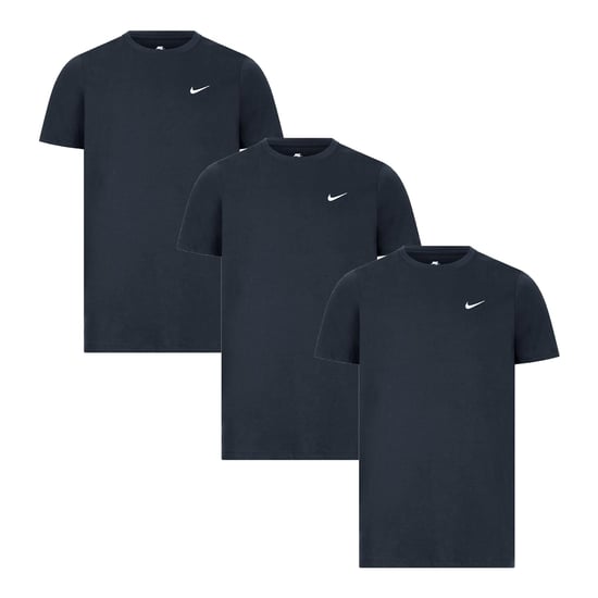 3-pack Nike T-shirts met Ronde Hals en Geborduurd Swoosh-logo in Marineblauw - Image 1