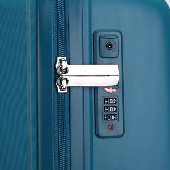 Harde kofferset in blauwgroene kleur, 8 wielen, cabine, TSA-koffer, vakantiereis - Image 6