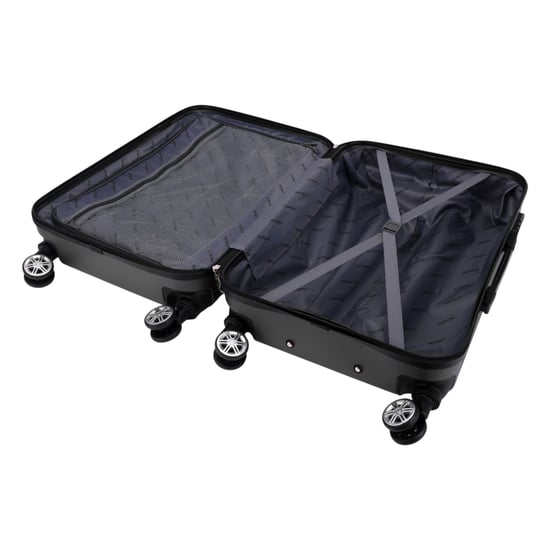 Hardshell Charcoal Black Cabine Kofferset Robuuste ABS Lichtgewicht Bagage Vakantietas - Image 6