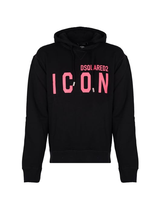Dsquared2 blouse Icon Hoodie Mannen zwart - Image 2