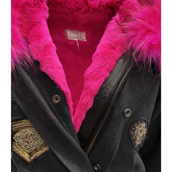 As65 Canvas Versierde Parka Jas - Image 4