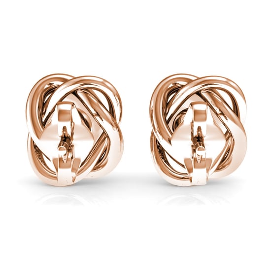 Simply Pearl oorbellen - Roségoud en kristal - Image 3