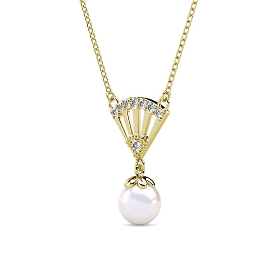 Ingride parel hangers - Goud en kristal - Image 2