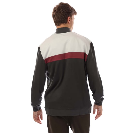 Lyle And Scott Colour Block Track Jacket voor heren in grijs - Image 4