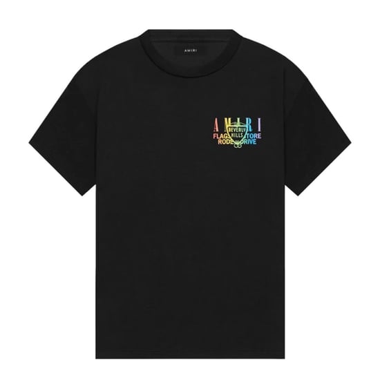 Amiri Xo Beverly Hills Zwart T-shirt - Image 1