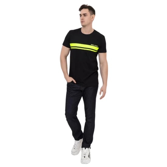 Balmain Neon Logo Zwart T-shirt - Image 2