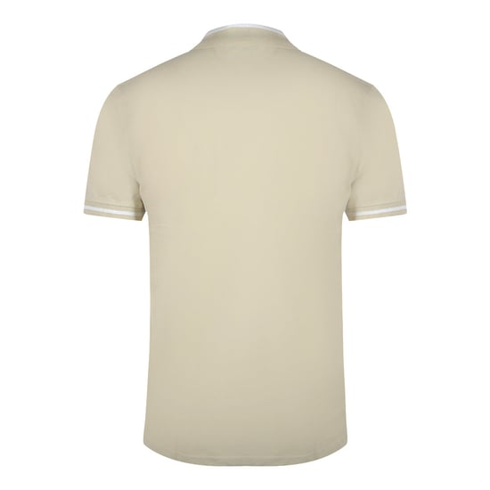 Cavalli Class Bold Stripe Beige Zand Poloshirt - Image 2
