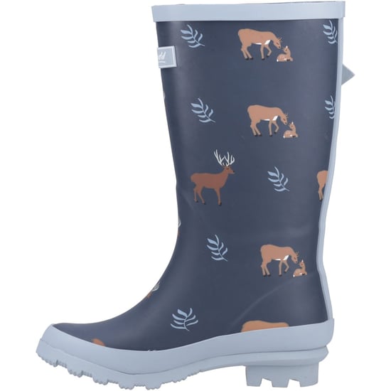 Cotswold Woodland Mid Rubberen Dameslaarzen Met De Print Van Een Hertenpatroon - Image 4
