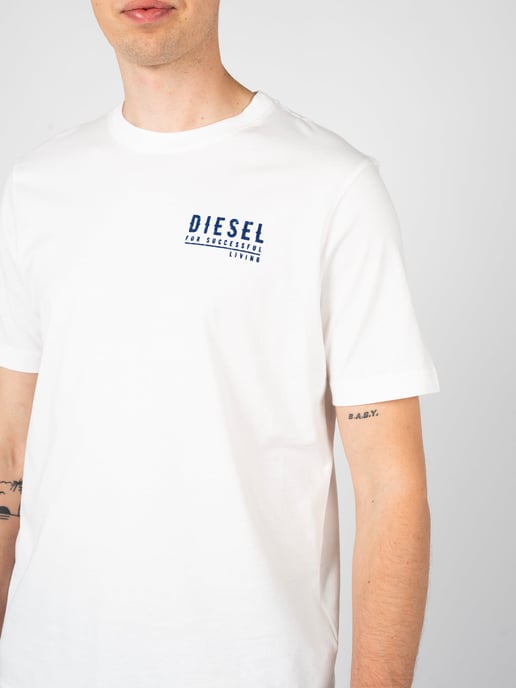 Diesel T-shirt T-Just Mannen Wit - Image 4