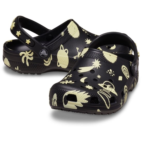 Crocs Classic Graphic Thermoplastische Zwarte Instappers - Image 3