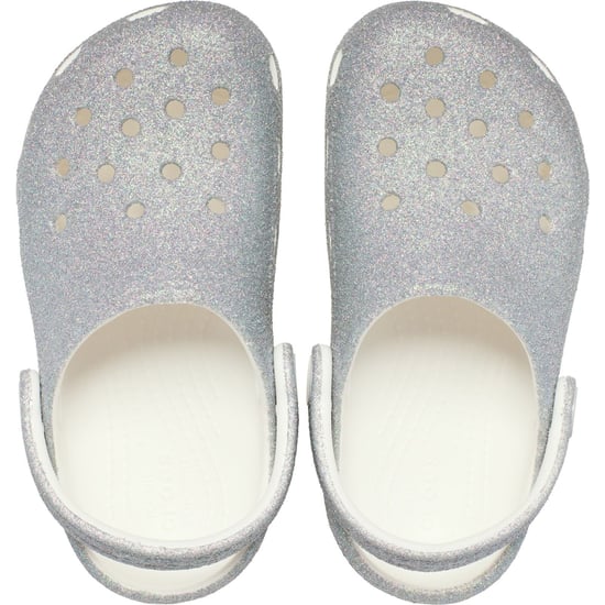 Crocs Classic Glitter Clog Thermoplastische Witte Loafers - Image 5