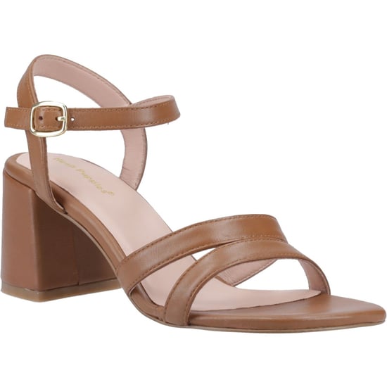 Hush Puppies Nalani Leren Damessandalen In Het Bruin - Image 1