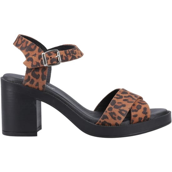 Hush Puppies Georgia Leren Sandalen Met Luipaardprint Voor Dames - Image 5